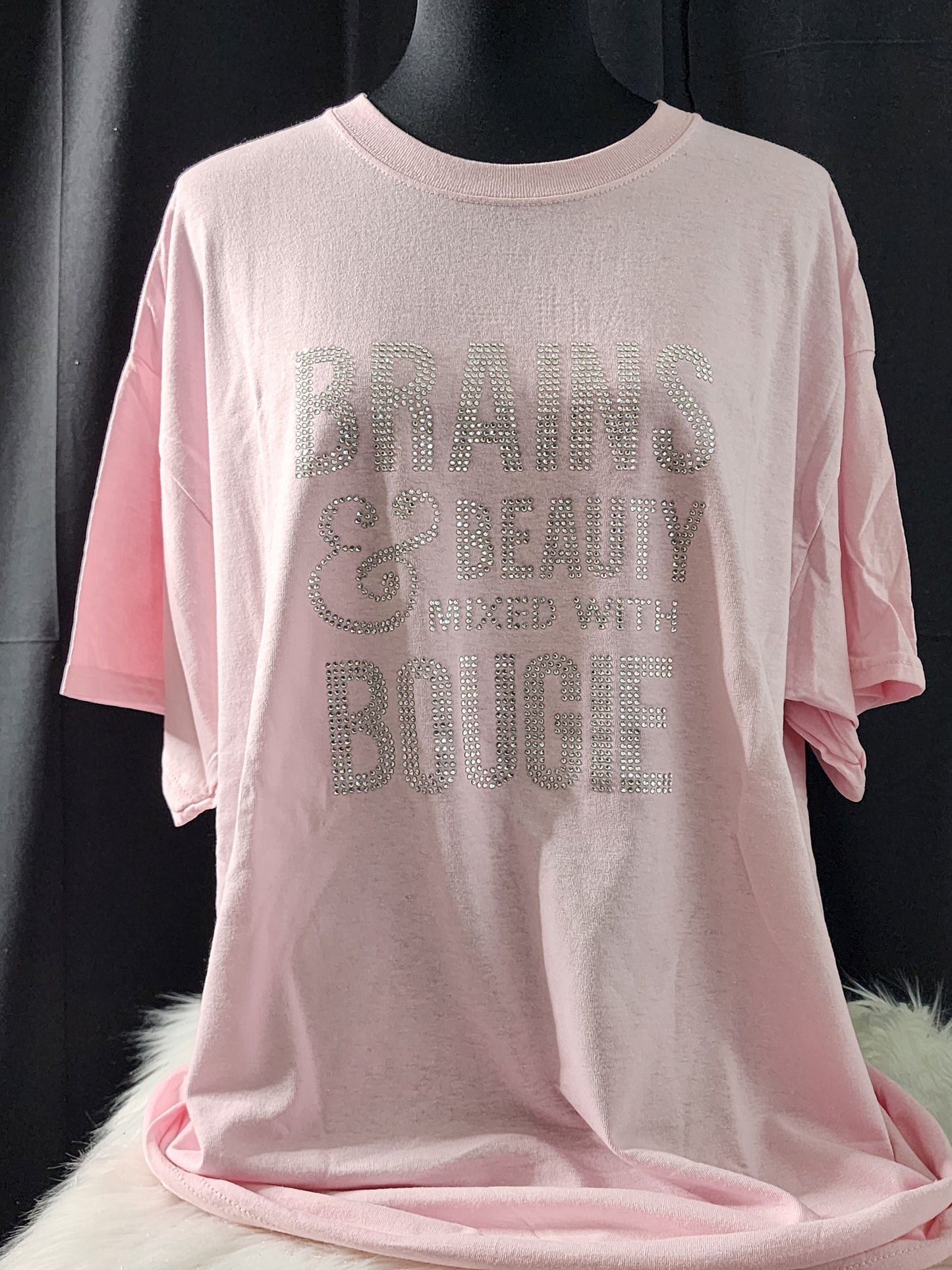 Brains & Beauty Mixed With Bougie Bling Tee