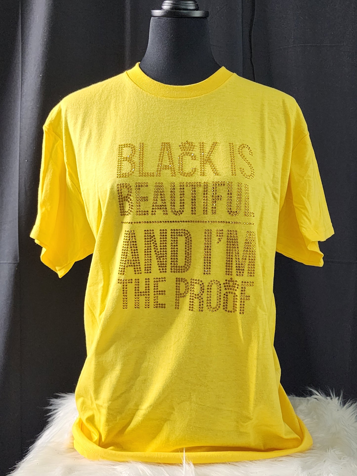 Black Is Beautiful Bling Tee