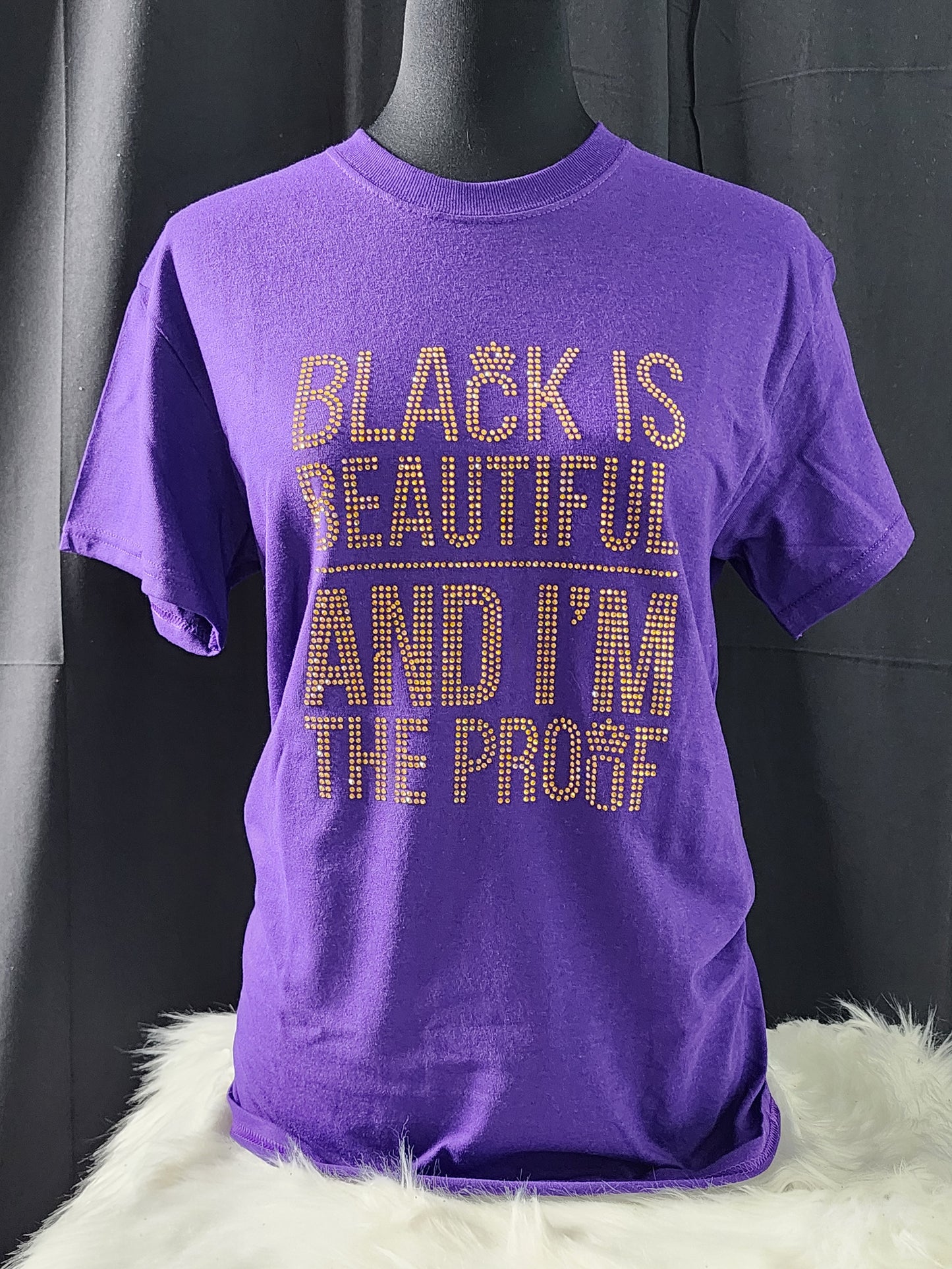 Black Is Beautiful Bling Tee