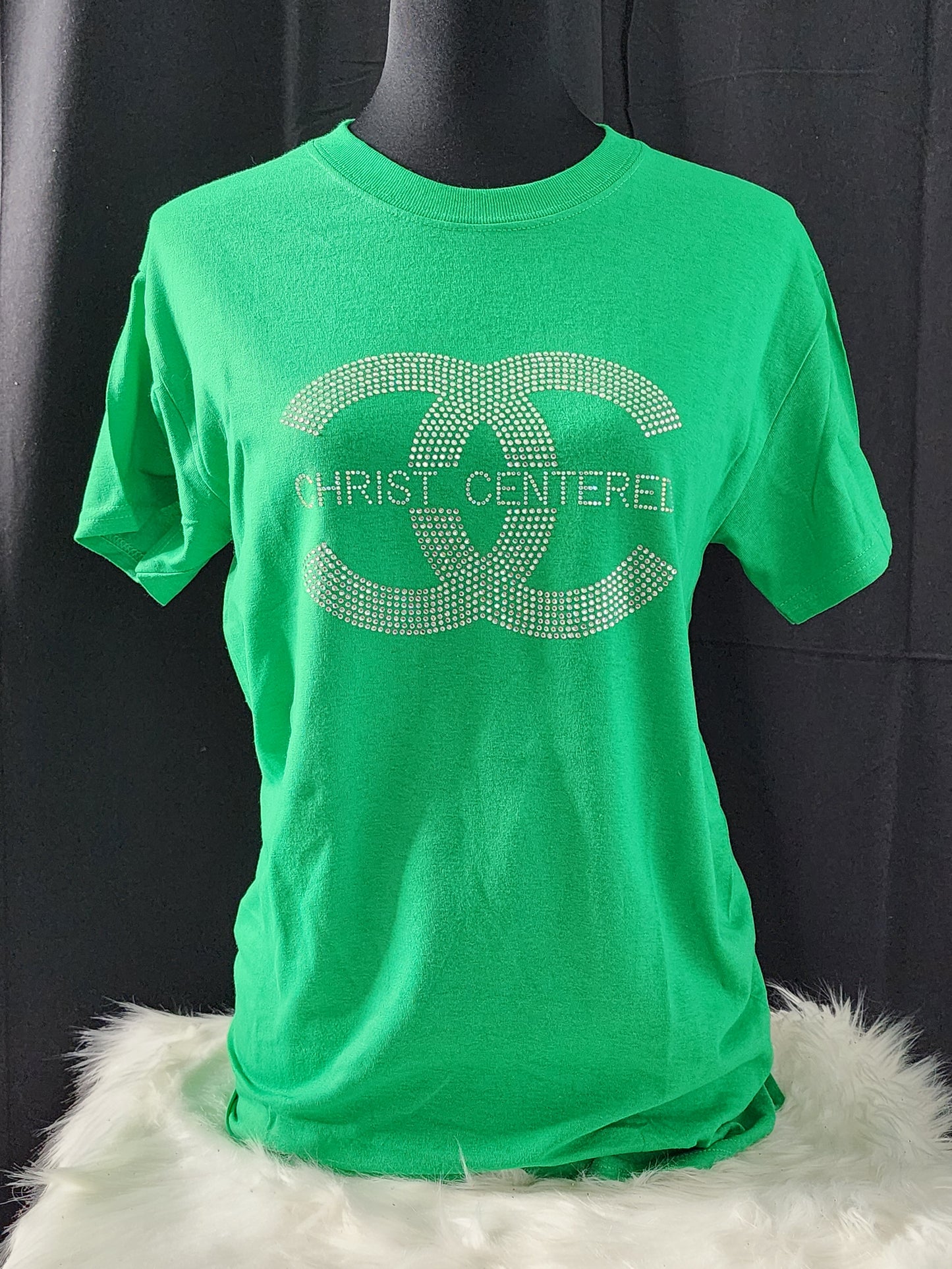 Christ Centered Adult Bling Tee