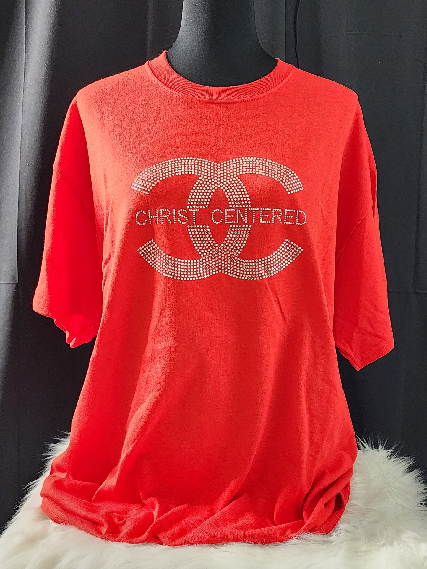 Christ Centered Adult Bling Tee