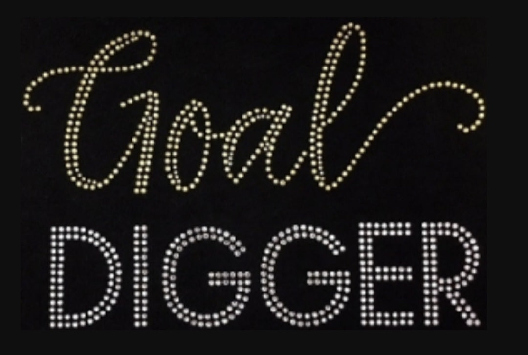 Goal Digger Bling Short Sleeve Tee