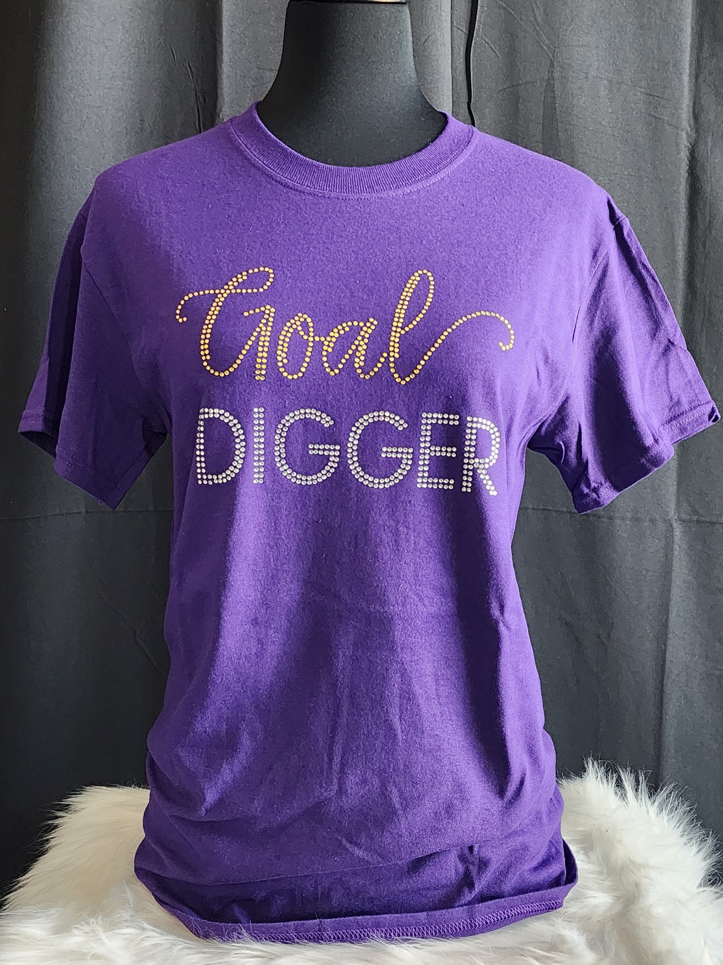 Goal Digger Bling Short Sleeve Tee