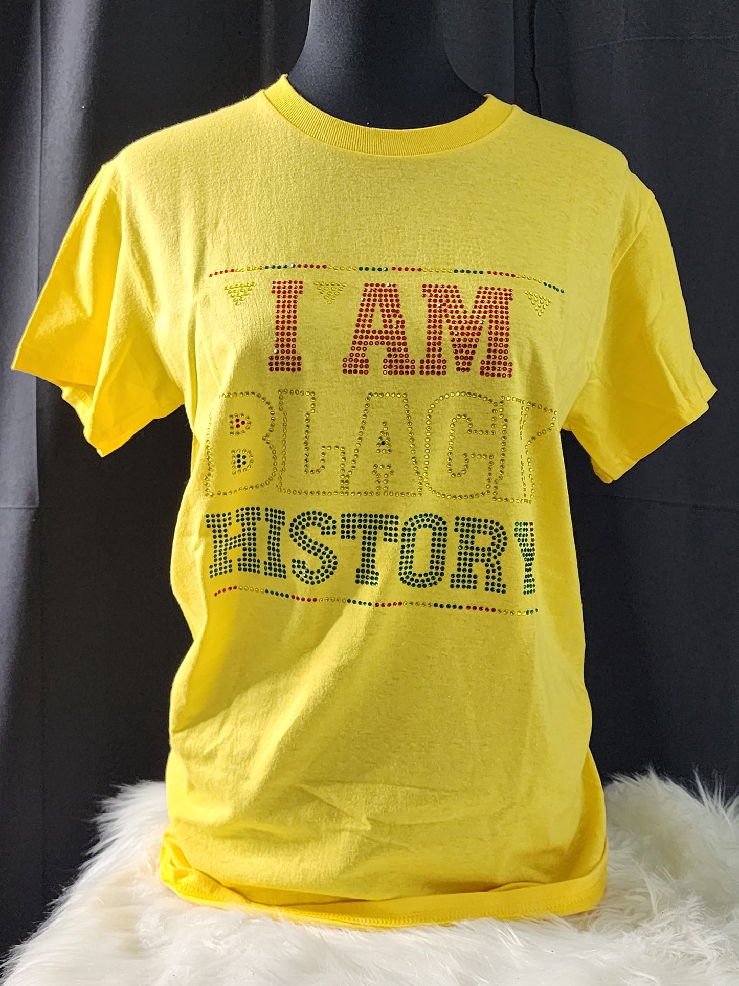 I Am Black History Bling Tee