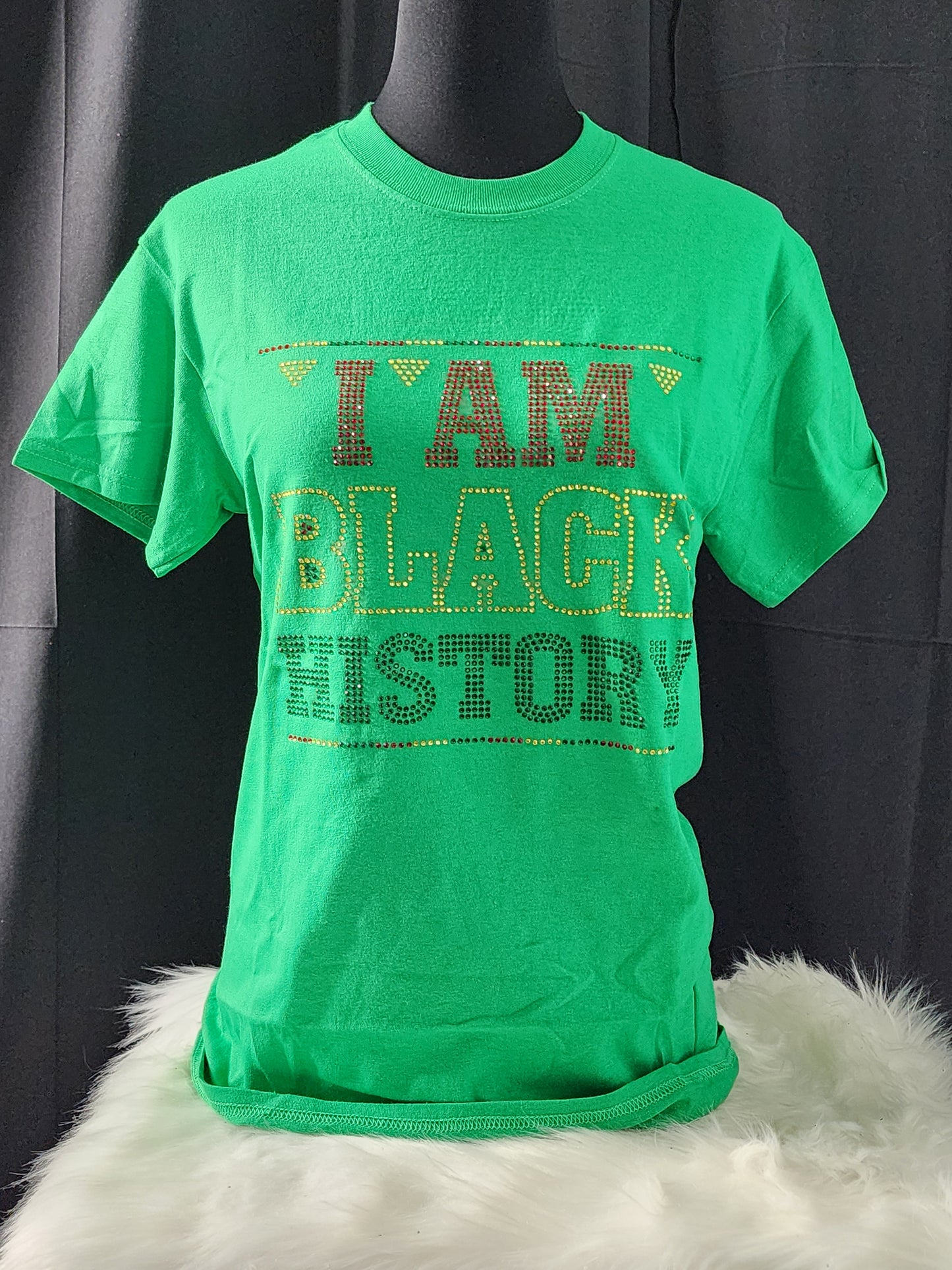 I Am Black History Bling Tee