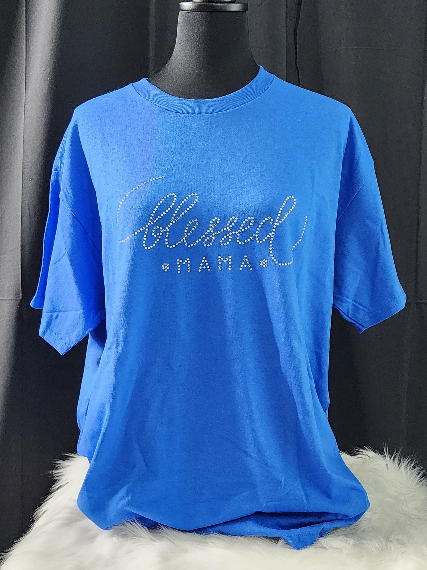 Blessed Mama Bling Tee