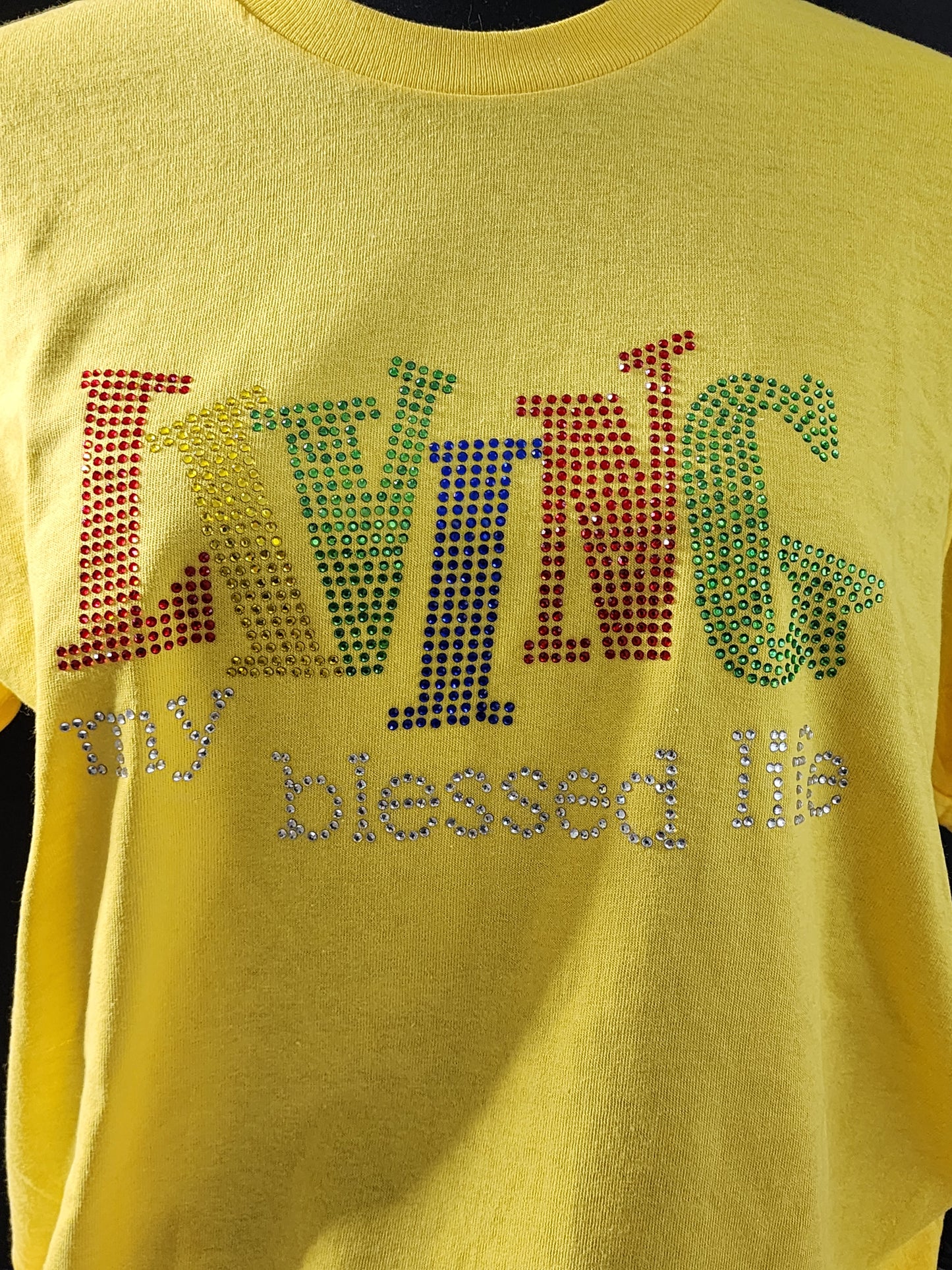 Living My Blessed Life Bling Tee