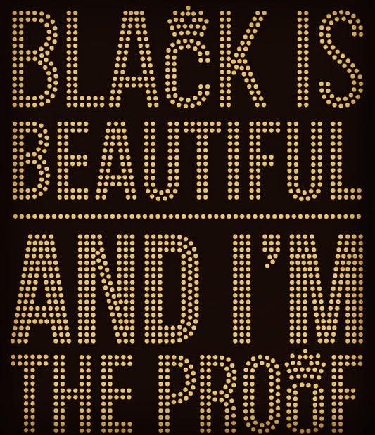 Black Is Beautiful Bling Tee