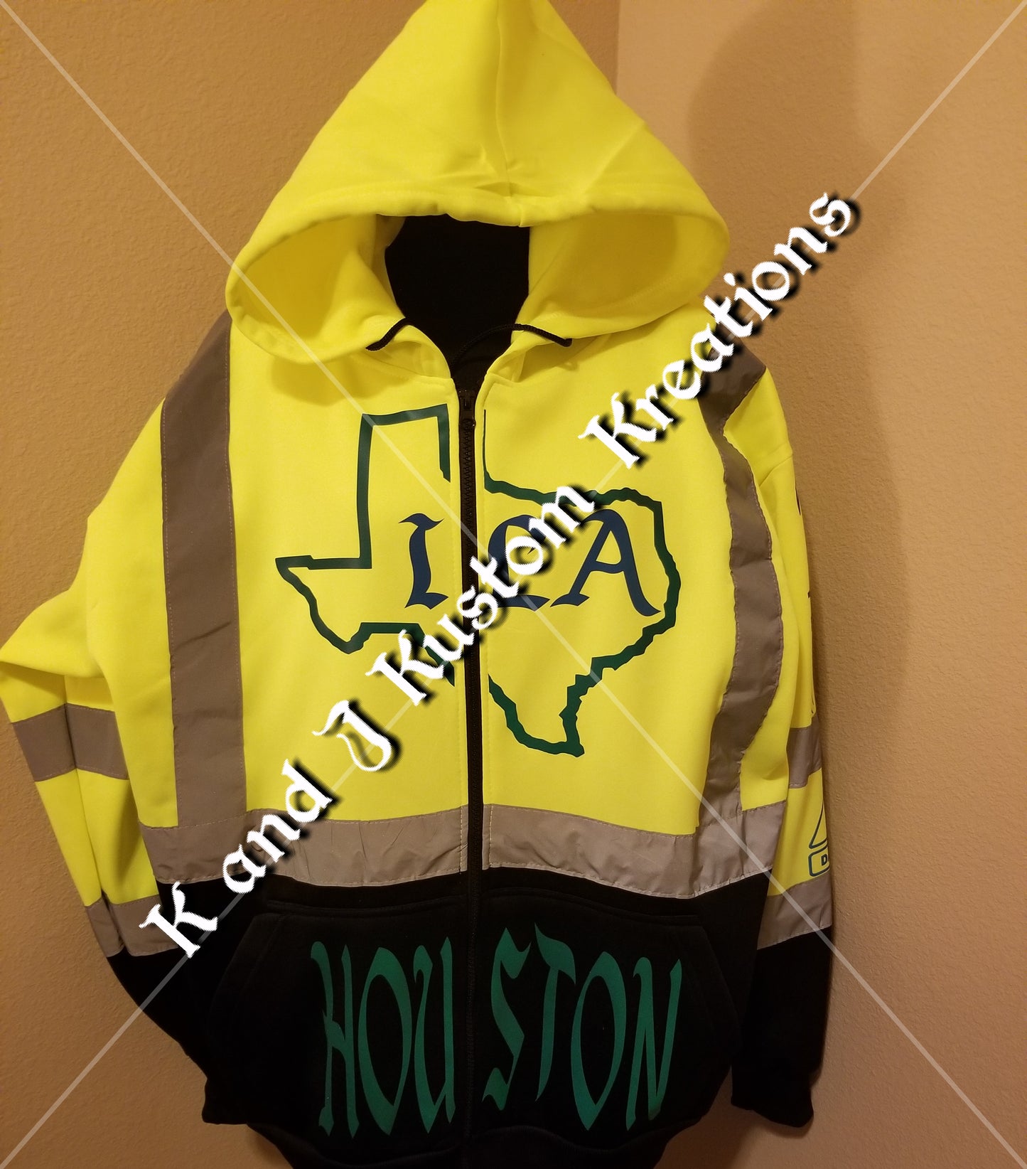 Hi-Visability Safety Hoodie Nascar Design