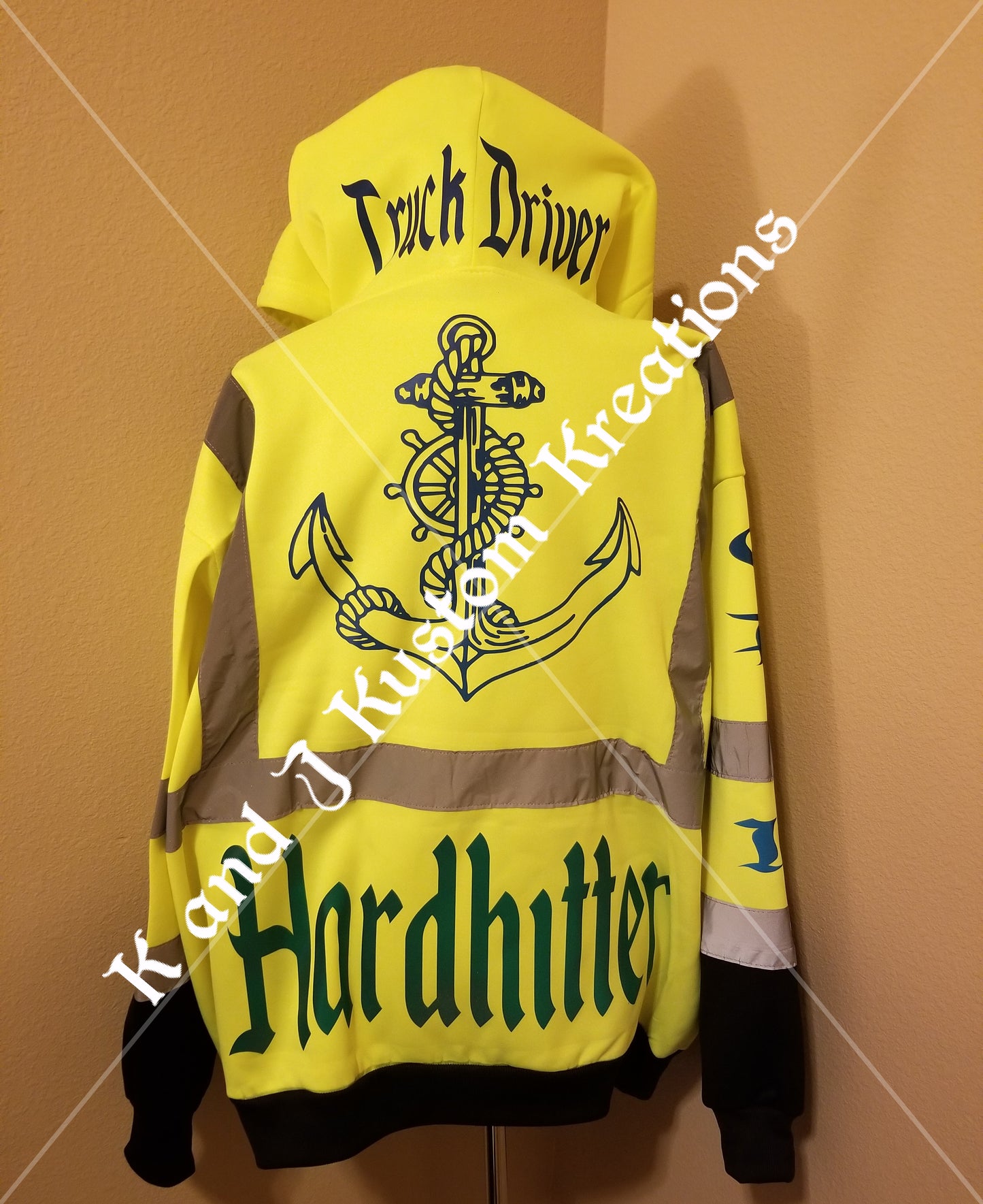 Hi-Visability Safety Hoodie Nascar Design