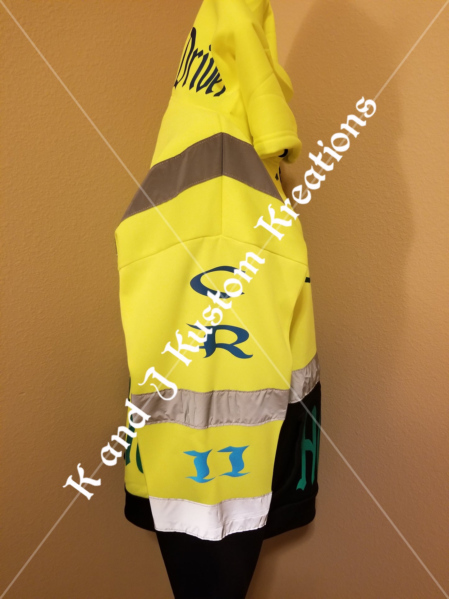 Hi-Visability Safety Hoodie Nascar Design