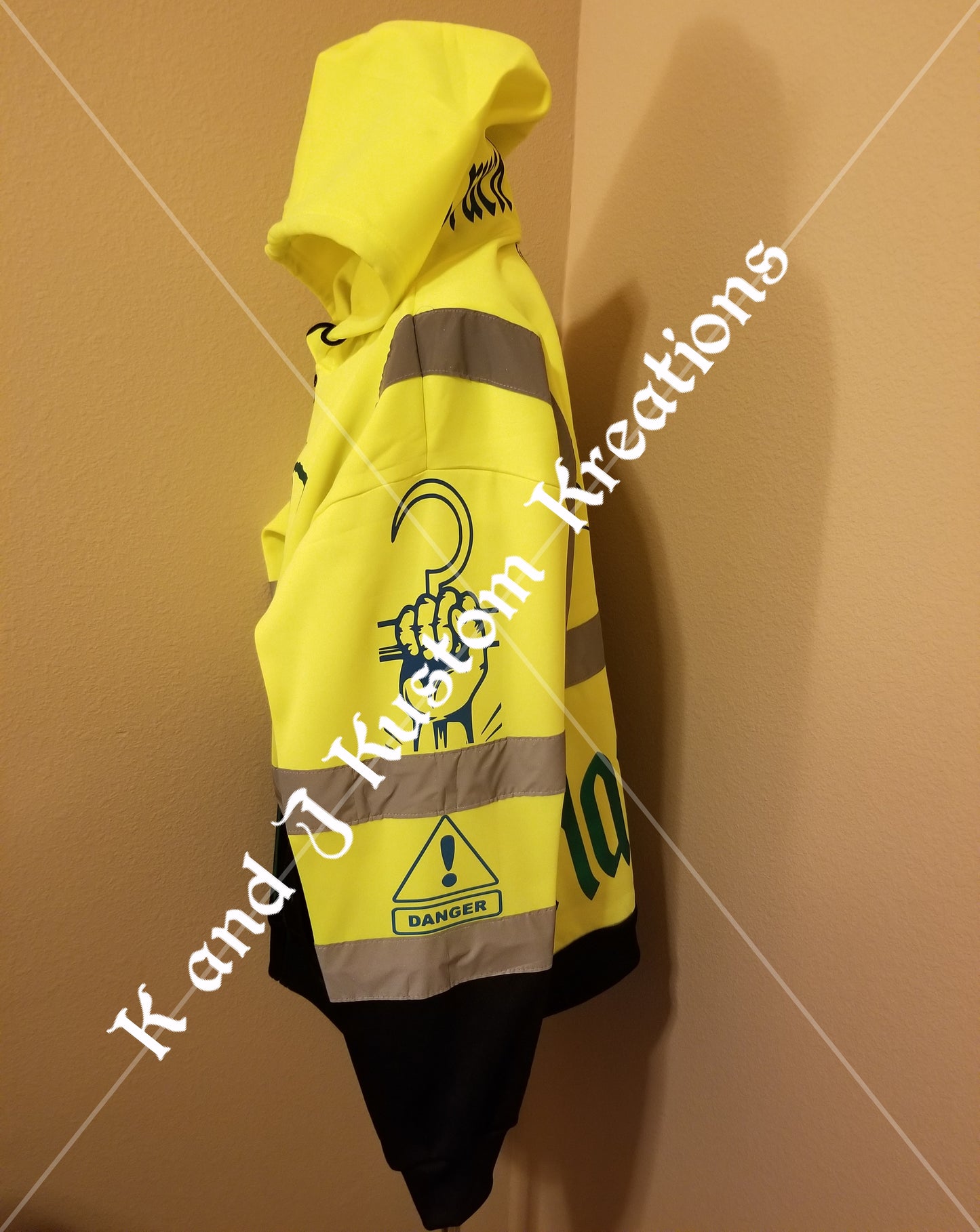 Hi-Visability Safety Hoodie Nascar Design