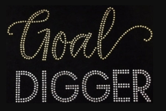 Goal Digger Bling Short Sleeve Tee