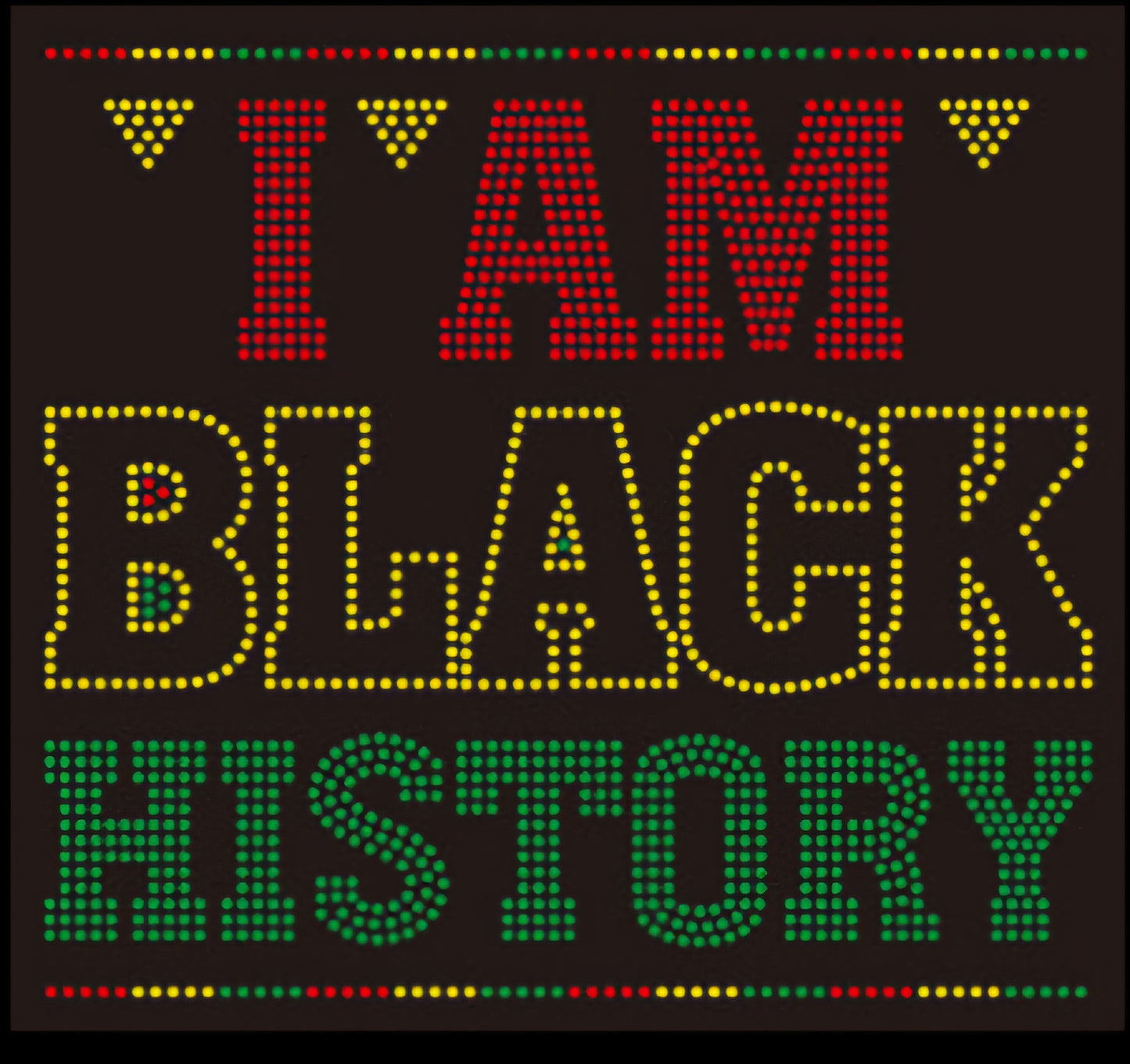 I Am Black History Bling Tee