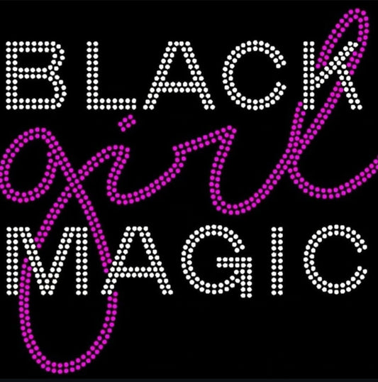 Black Girl Magic Bling Tee